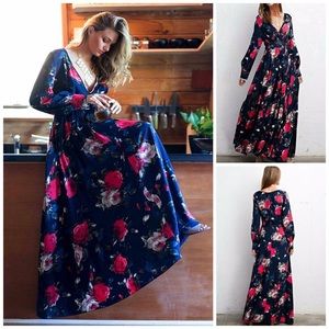 JODIFL Floral Maxi Dress